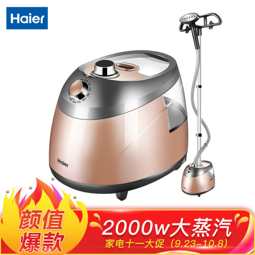 海尔（Haier）挂烫机 2.5L 单杆10档 家用手持/挂式电熨斗HGS-2510