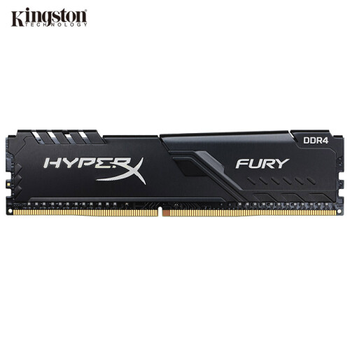 金士顿(Kingston) DDR4 2400 4GB 台式机内存 骇客神条 Fury雷电系列