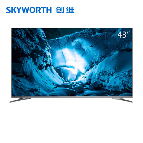 创维（SKYWORTH）43H5 43英寸4K超高清HDR 护眼全面屏 AI人工智能语音 蓝牙网络WIFI 液晶平板电视机