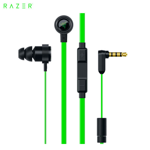 雷蛇（Razer）战锤狂鲨专业版V2 入耳式耳机 游戏耳机耳麦 电脑手机耳机 电竞耳机 吃鸡耳机