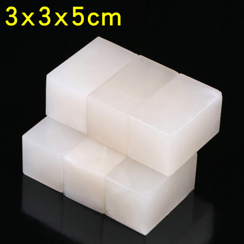 印章篆刻石料练习章料冻玉石制作书法姓名印章石料篆刻章3x3x5cm 5块