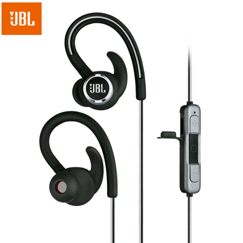 JBL Reflect Contour 2.0耳挂式+无线蓝牙运动耳机耳麦 黑