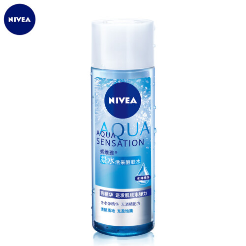 妮维雅(NIVEA)凝水活采醒肤水200ml（爽肤水 女化妆水 护肤化妆品）