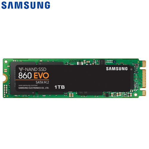 三星（SAMSUNG）1TB SSD固态硬盘 M.2接口(SATA总线) 860 EVO（MZ-N6E1T0BW）