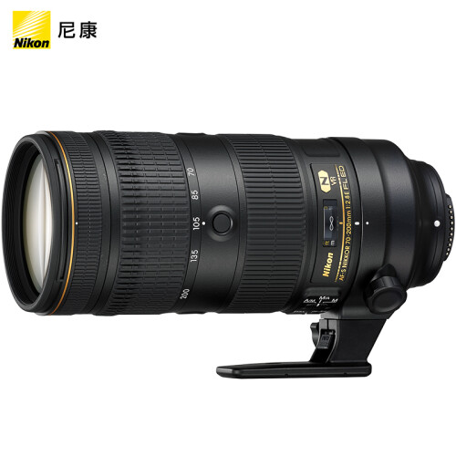 尼康 （Nikon） AF-S 尼克尔 70-200mm f/2.8E FL ED VR “大三元” “电磁炮”大光圈远摄变焦镜头 尼康镜头