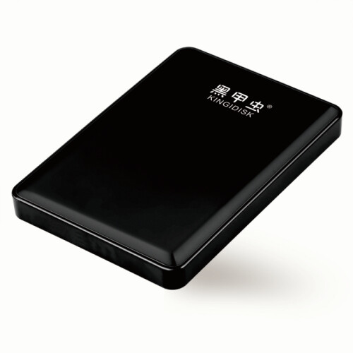 黑甲虫 （KINGIDISK)多彩版K系列2.5英寸便携式USB3.0移动硬盘 商务黑 250GB