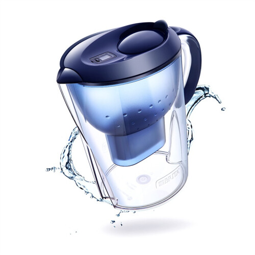 海囤全球碧然德（BRITA）滤水壶Marella海洋系列3.5L蓝色 1壶1芯 家用办公过滤净水器自来水过滤器 净水壶滤芯套装