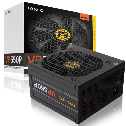 安钛克(Antec)VP550 台式机电脑主机机箱电源550W（48万好评VP系列/主动式PFC/静音风扇/2年换新只换不修）