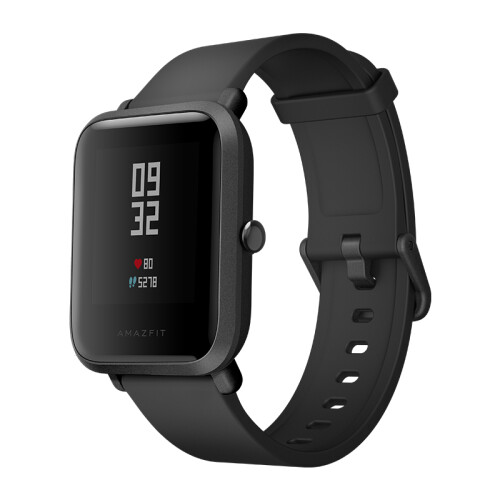 Amazfit 米动手表青春版 户外手表 智能手表 心率手表 跑步运动手表 GPS手表 曜石黑 华米科技出品