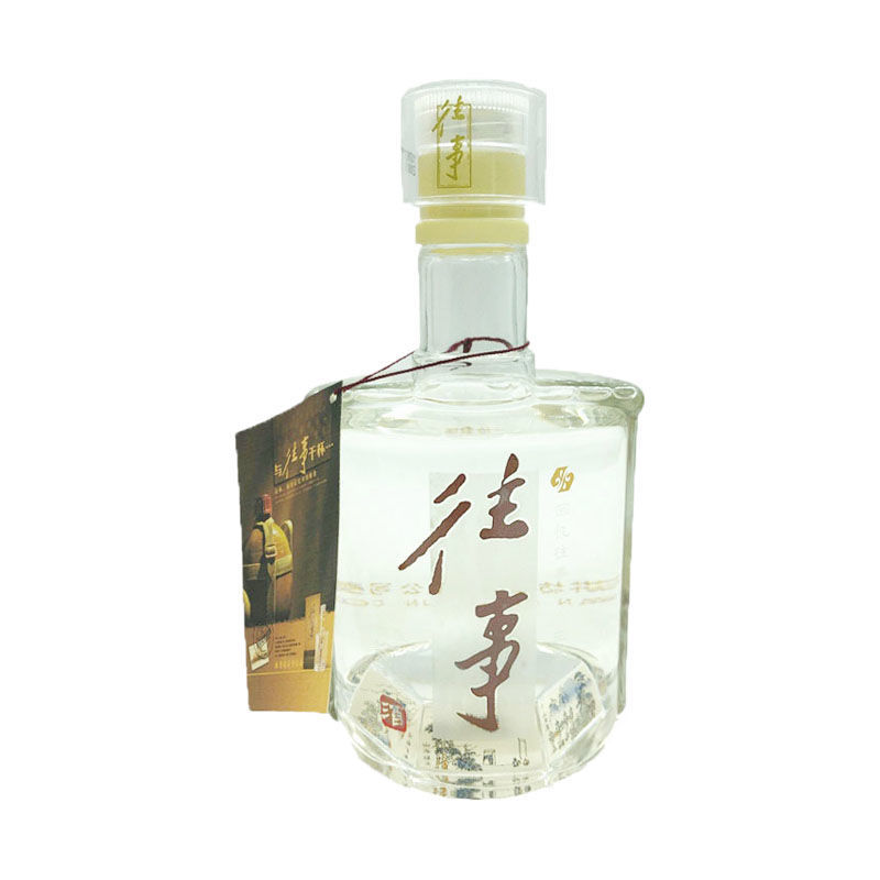 往事酒52度2008年浓香型白酒整箱500mlx6瓶粮食酒陈年老酒礼酒500ml6