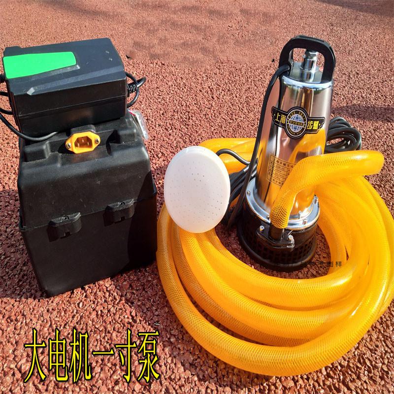 电瓶整套电瓶泵12v24v48v充电浇菜抽水泵慕帆12v12a整套不含水管遥控