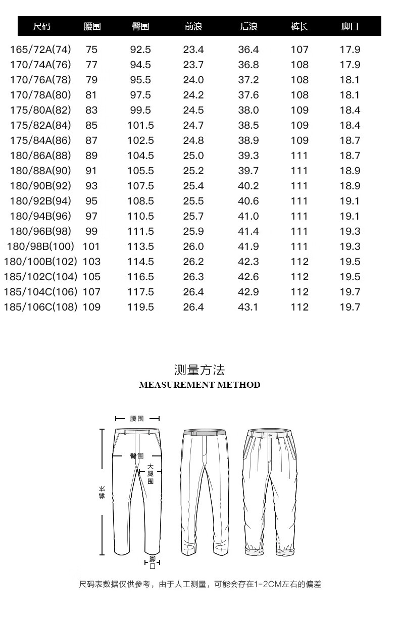 商务休闲长裤青年修身休闲长裤子男 jb1657235 蓝黑色 修身版 30码2