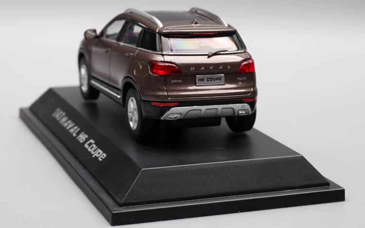 长城汽车模型1/43哈弗h2h6/运动版/coupeh7h8h9汽车模型摆件 h2,红标
