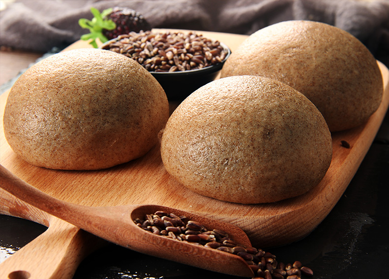 黑全麦面粉含麦麸黑麦粉纯黑小麦面包粉中筋面粉烘焙杂粮家用荞麦石磨
