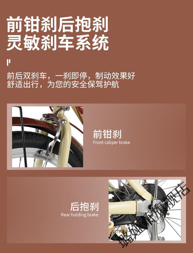 2022新款日本亲子自行车折叠亲子母子自行车带娃双人前后置护栏可带