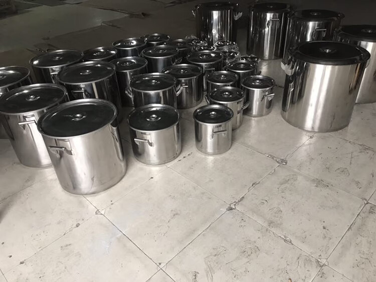 304不锈钢桶 316不锈钢大桶水桶密封桶酒桶物料桶定做 直径45高26 可