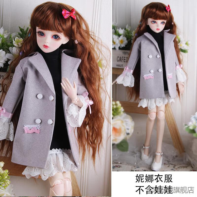 2022新款小型芭比娃娃的衣服60厘米叶罗丽娃娃的衣服芭巴比夜萝莉仙子