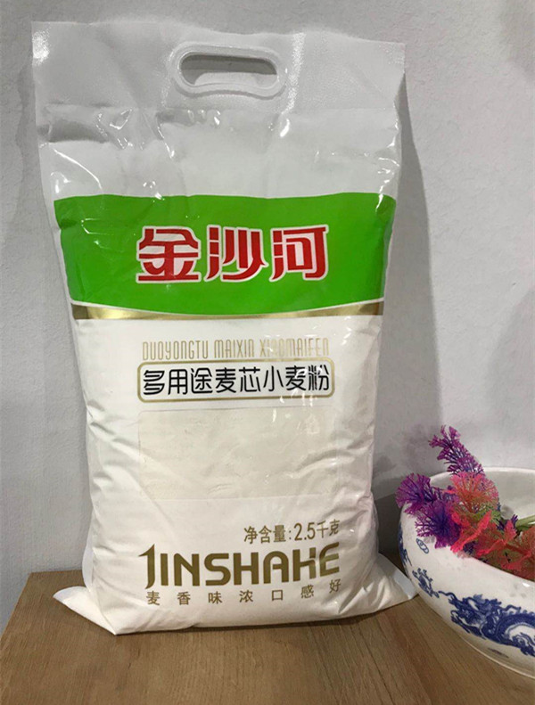 金沙河多用途麦芯小麦粉25kg手工馒头包子烙饼烘焙面粉