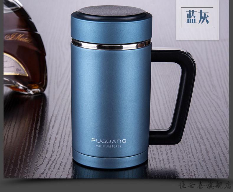 保温杯男成人老人温杯泡茶水杯老年人专用喝茶杯子暖大肚杯男成人长辈