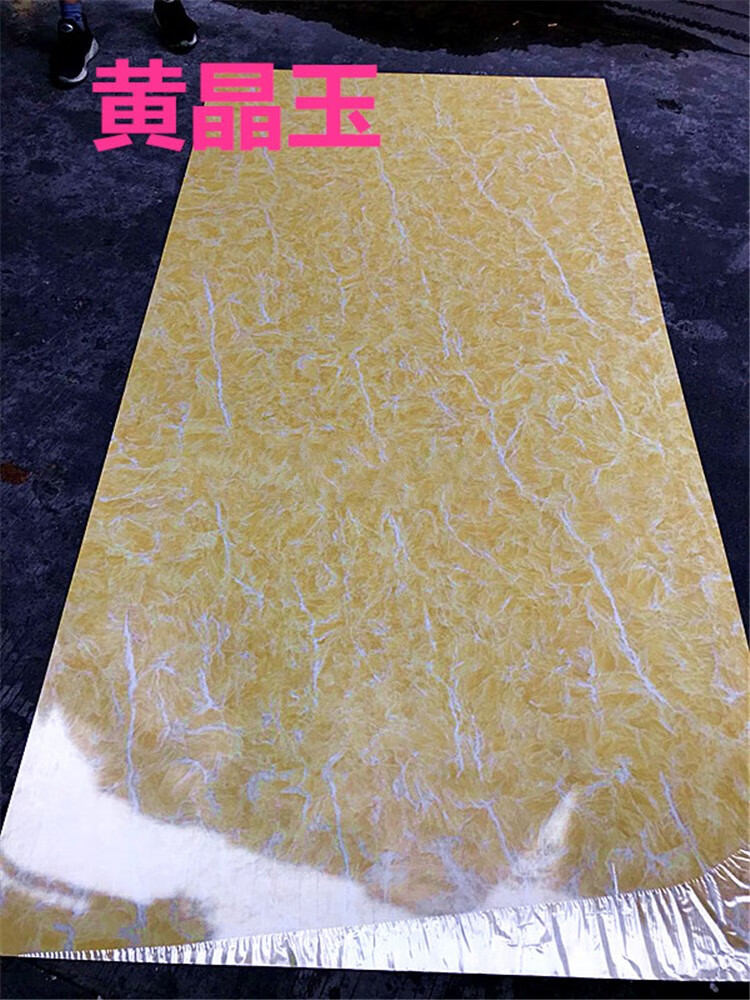 石塑uv仿pvc板背景墙面装饰板墙裙爵士白水火板材5张起售不含运费纯亮