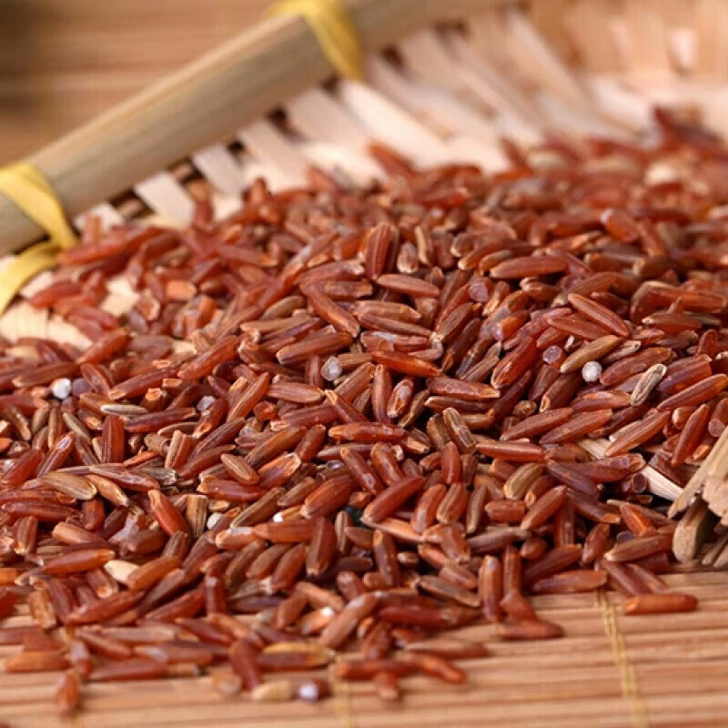 东北红糙米新米5斤 黑龙江农家自产红大米五谷杂粮红稻米吃的红米