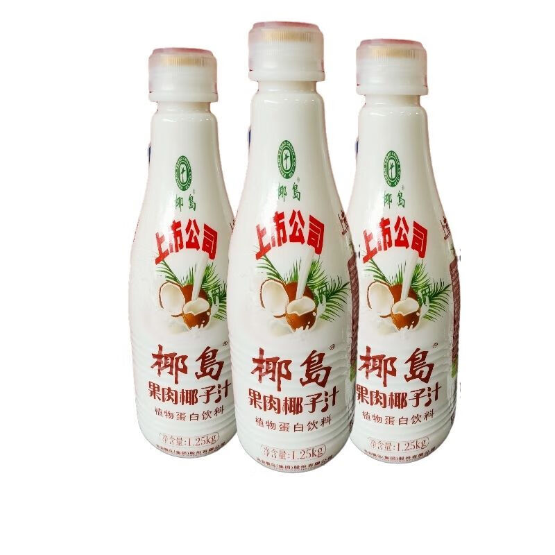 椰岛椰汁椰岛椰子汁海南果肉椰子汁植物蛋白椰奶饮料海南特产简易装