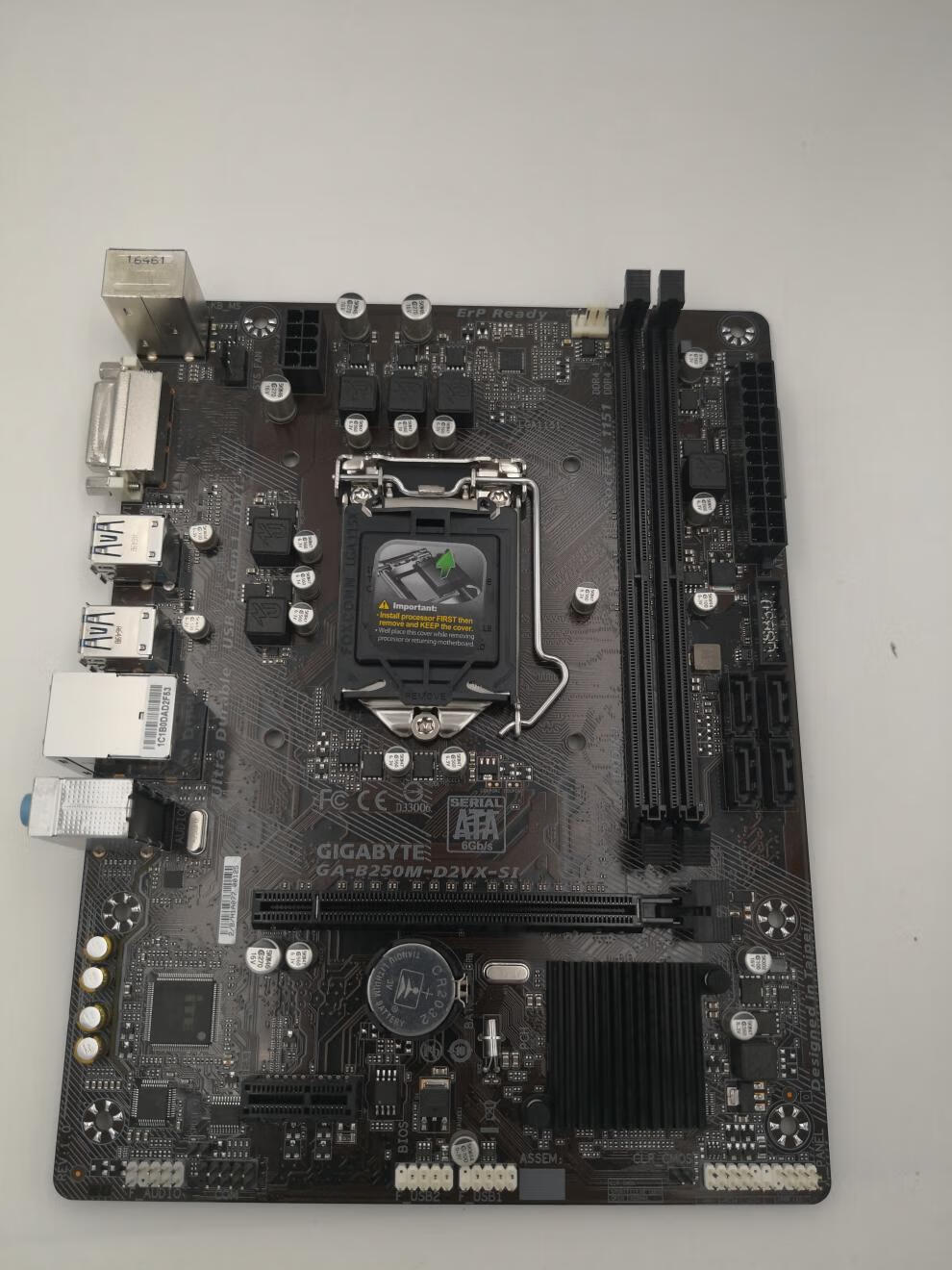 保修三年gigabyte/技嘉 b250m-d2vx-si升ga1151/b250魔音主板 绿色