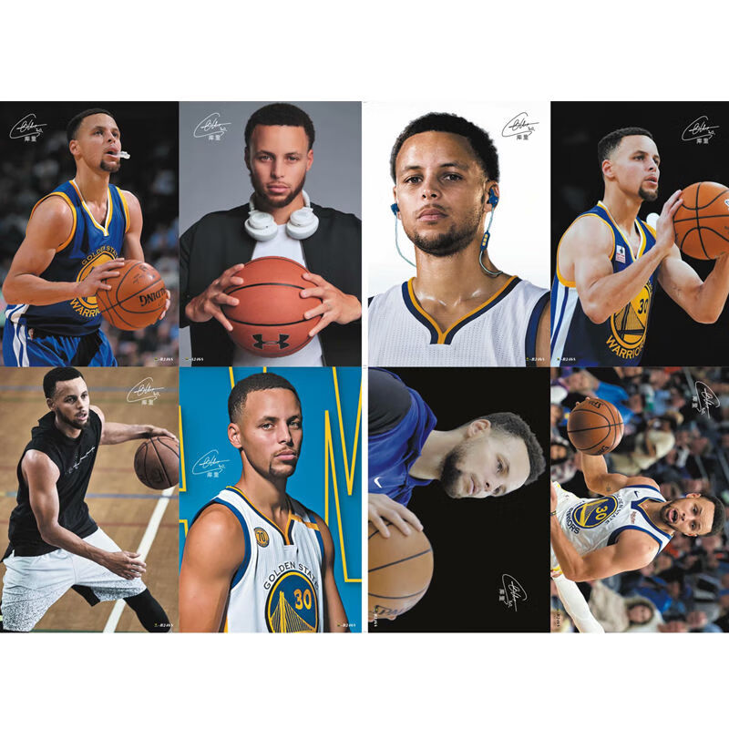 球星推荐库里海报新款nba勇士队周边斯蒂芬库里stephencurry应援海报