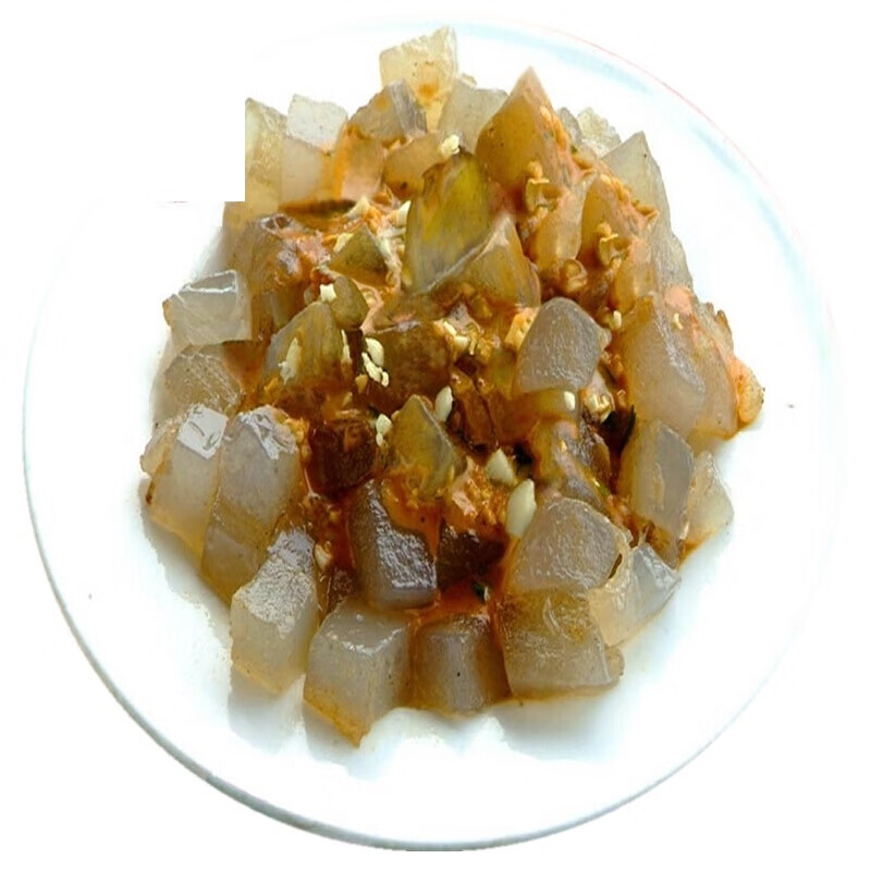 河南特产禹州红薯粉条水晶焖子禹县原味手工自制闷子扁垛皮渣2份