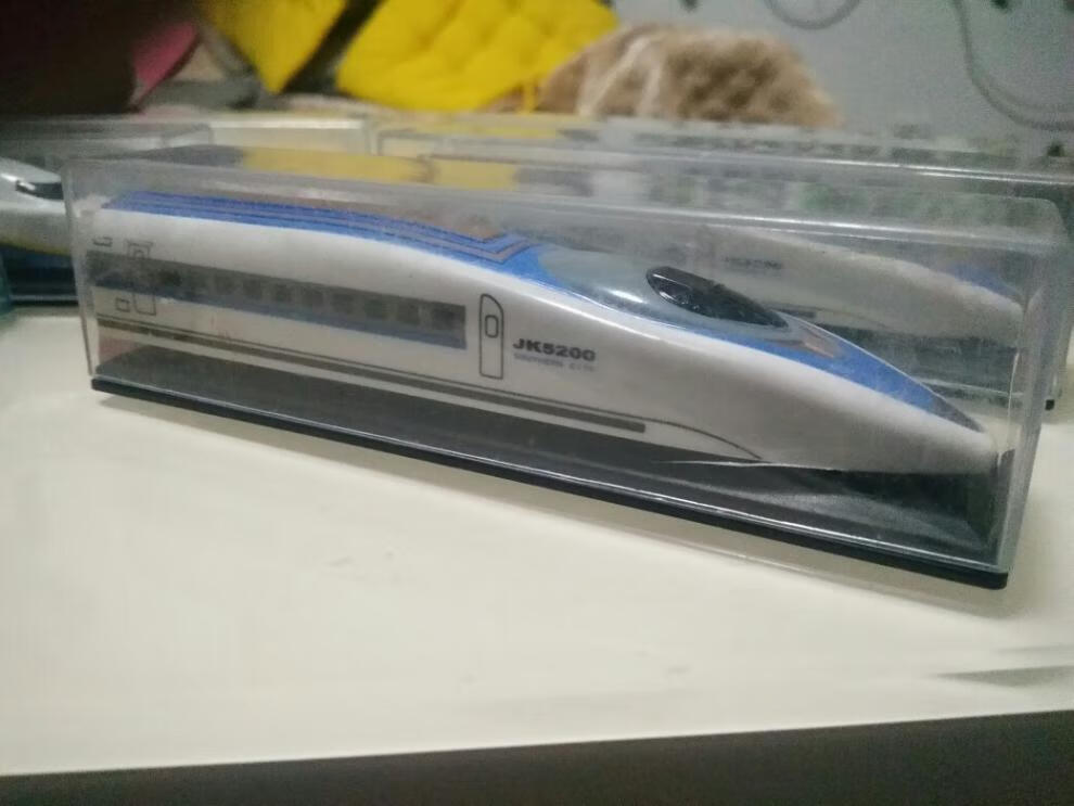 新干线500系模型早期回力火车日本 积木大厦 动车组高铁玩具12款 紫色