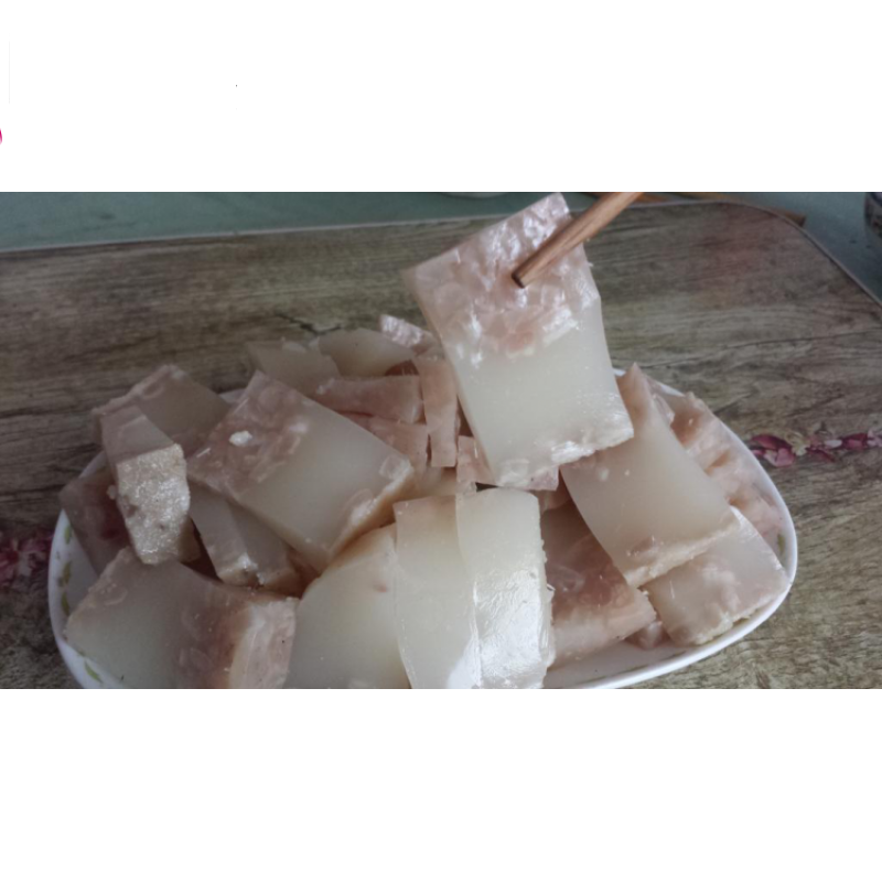 肉皮冻东北农家自制纯手工猪肉皮冻子灌汤包用凉拌菜冻子