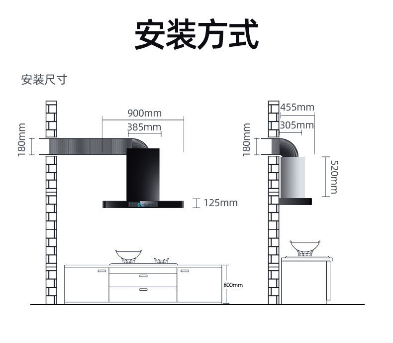 静音顶吸抽烟机自动清洗澳凯五键触屏900宽无清洗全国联保上门安装