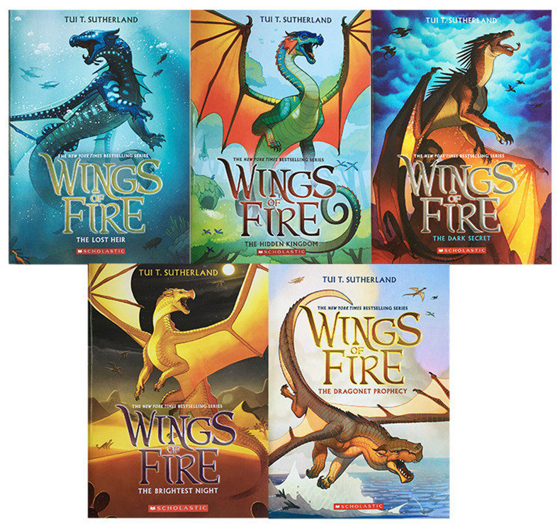 《火焰之翼 英文原版小说 wings of fire1-11册全套