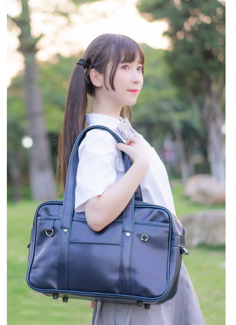 日本正统jk制服包二次元系学生通勤包动漫周边pu皮革手提书包中号jk包