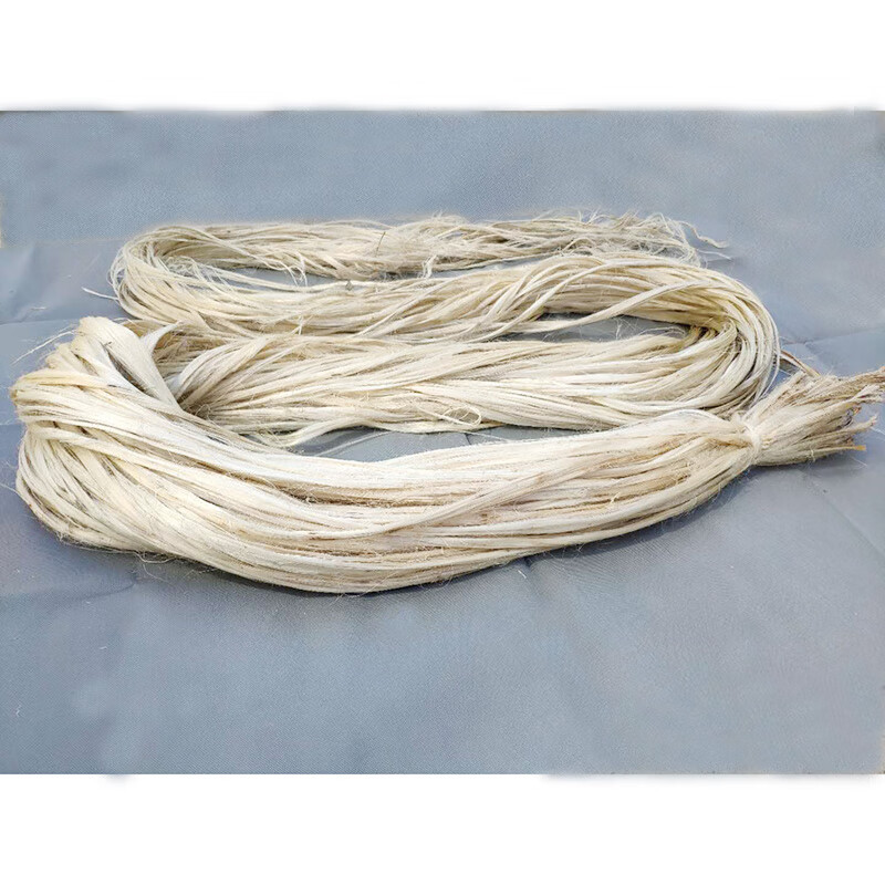 以琛熟麻苘麻洋工艺麻皮河麻包粽子绳水暖河麻黄麻皮植物皮油黄麻 粗