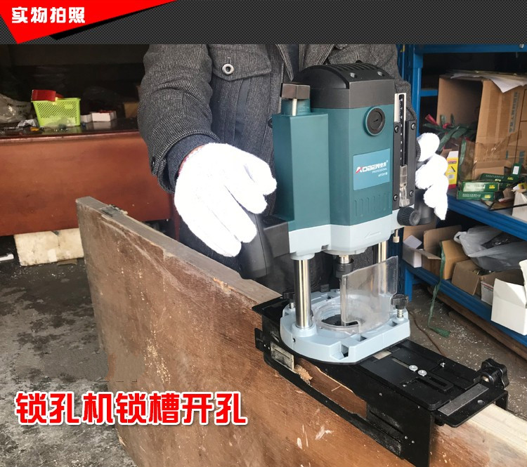 木门门锁开孔器实木房门开槽机快速装按锁安装门神器木工工具套装 单