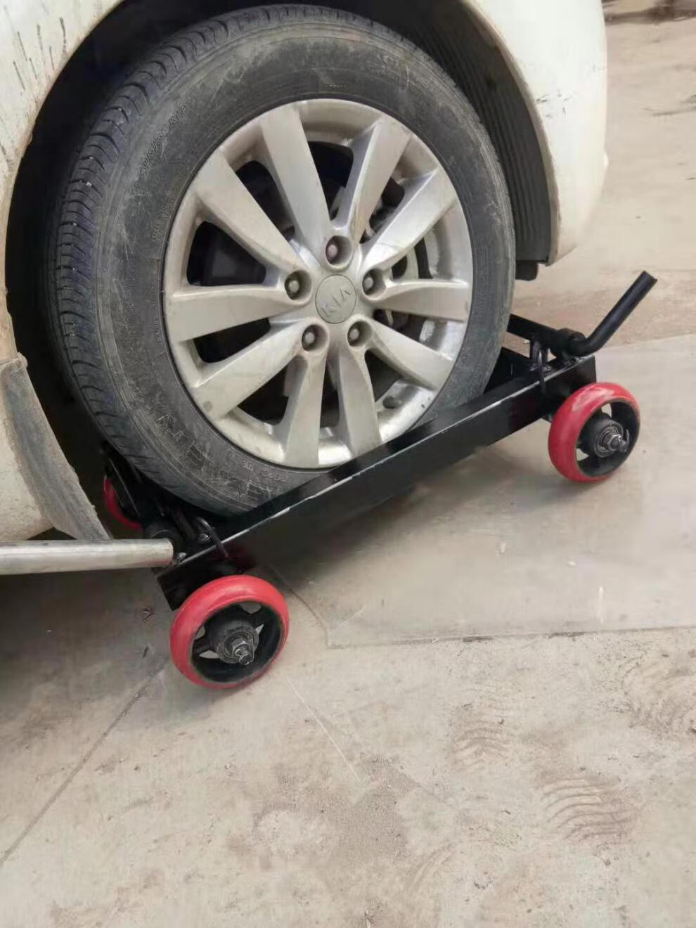 汽车移车器清障车辅助轮救援拖车辅助轮手动移车器液压移车器 黑色单