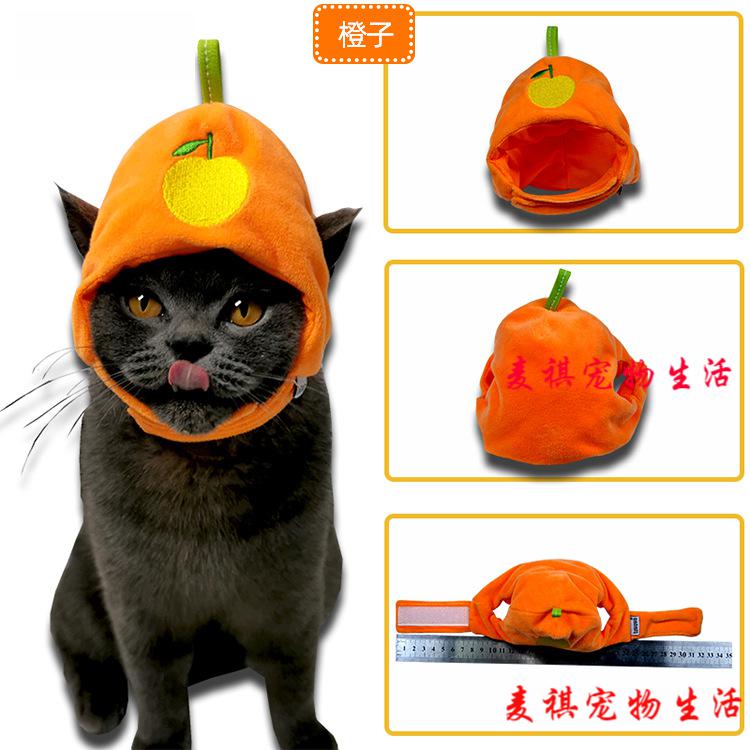 宠物新年帽子节日猫咪狗狗玩具萌宠头饰变身熊猫大型猫狗玩具头套发财