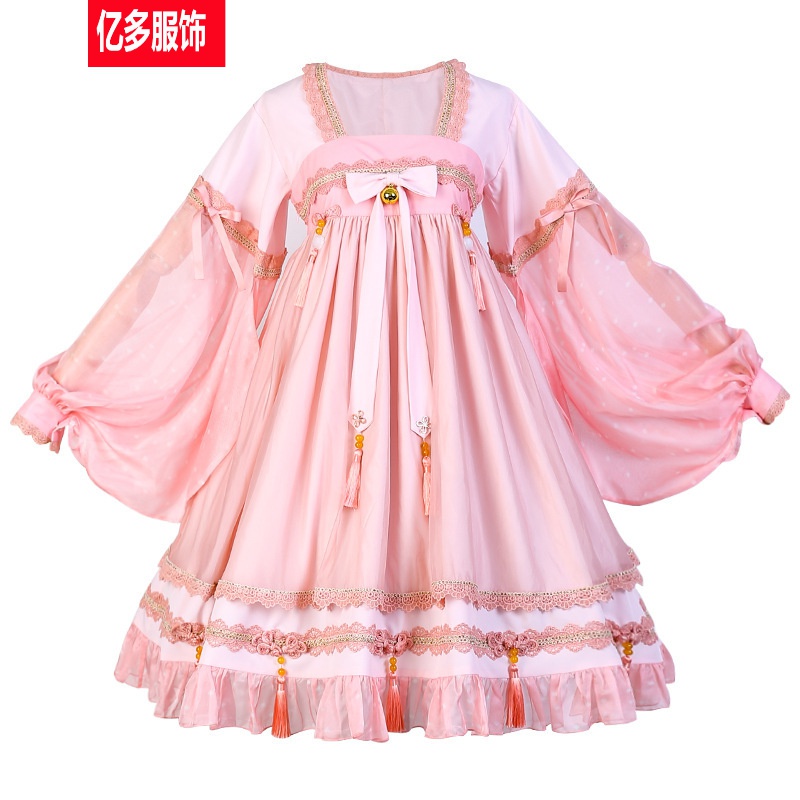古风洛丽塔裙中国风正版萝莉塔套装洛丽lolita裙子中华风lolita裙