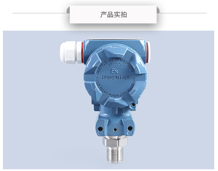 榔头型防爆恒压供水压力传感器散硅压力变送器420ma气压液压油压6mpa