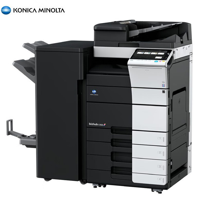 KONICA MINOLTA  bizhub C658  A3彩色复合机 ( 主机+输稿器+第三纸盒+鞍式装订组件)