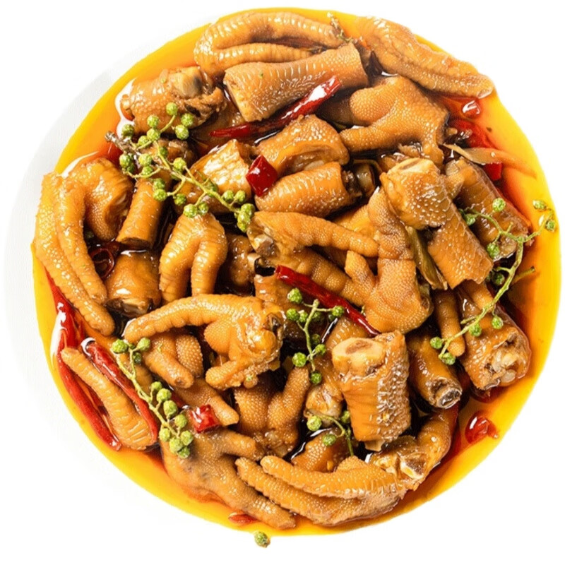 匠出名门麻椒鸡爪200g5袋匠出名门麻椒凤爪鸡爪爽口鲜香辣下酒菜小吃