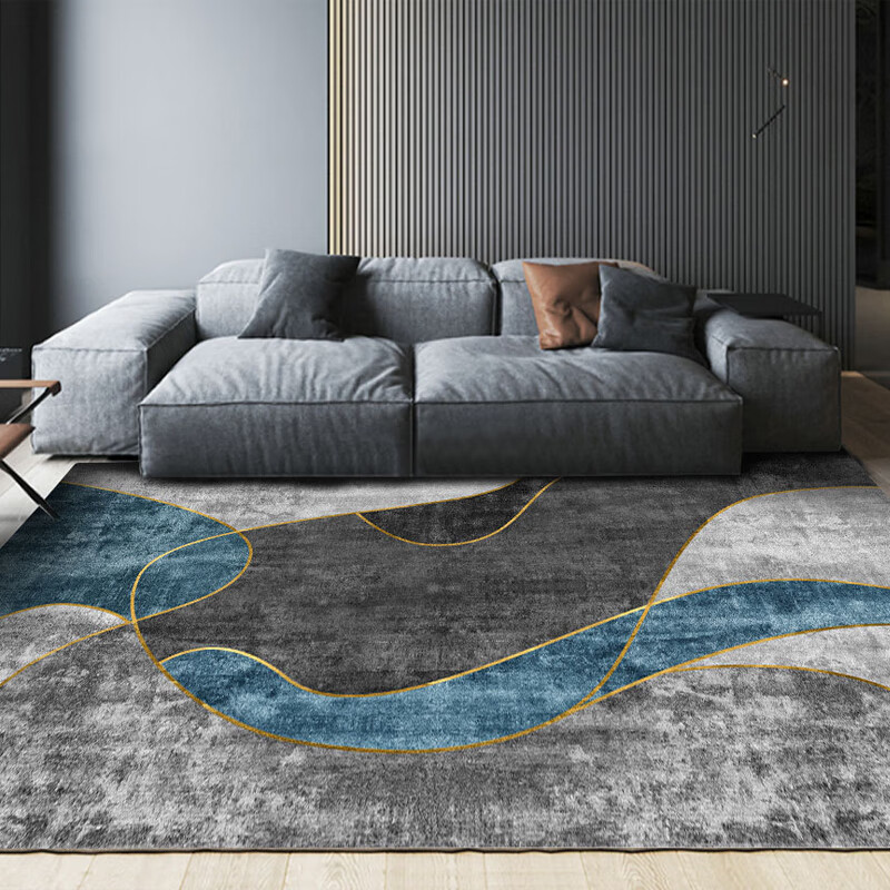 颂慕 北欧客厅地毯沙发茶几垫轻奢美式卧室地毯家用满铺地毯大面积