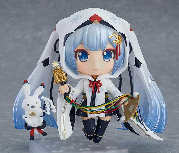 初音未来figma045仙鹤巫女雪可动二次元美少女礼物037星空雪可动月底