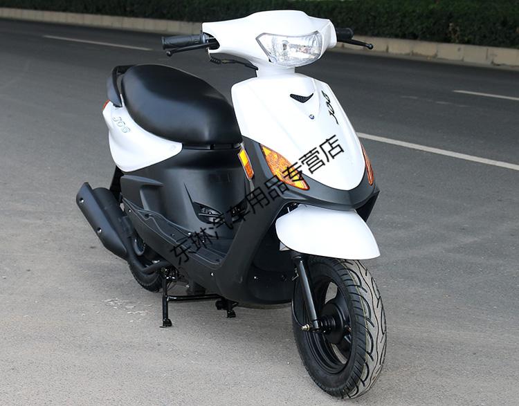 巧格100cc踏板摩托车国四电喷林海100福喜省油摩托车白色