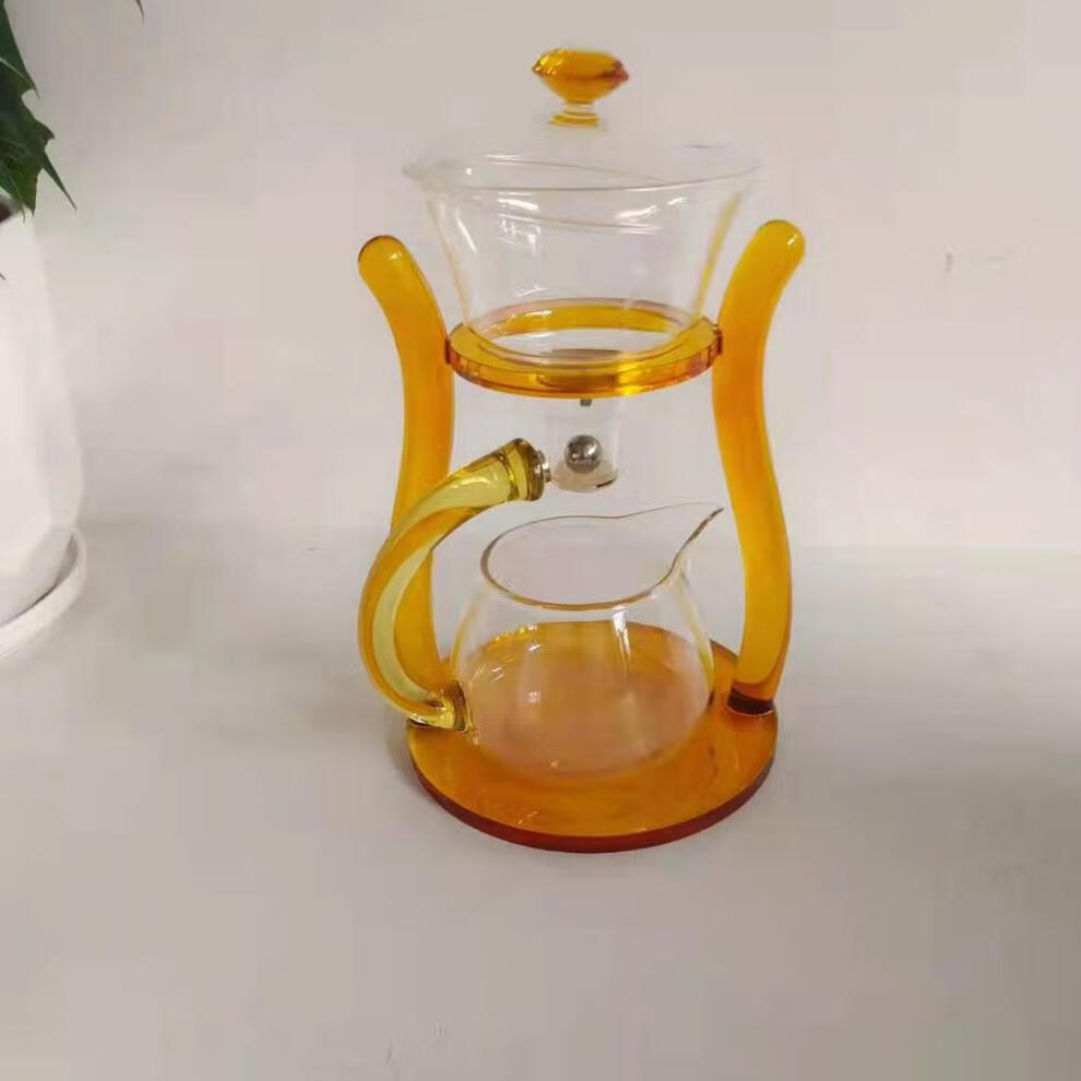 懒人功夫茶具懒人泡茶壶套装家用磁吸壶磁铁自吸玻璃.