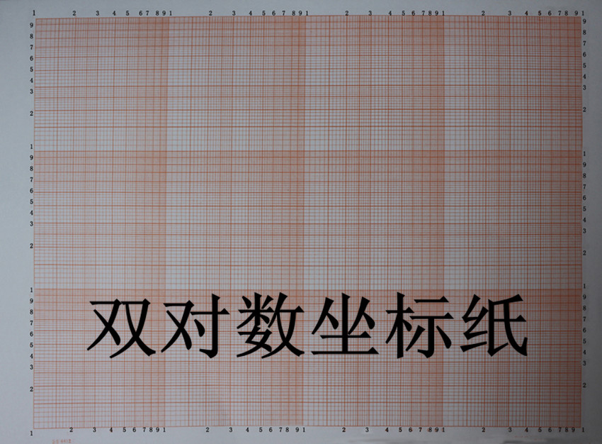 双对数坐标纸天章计算纸a4对数纸网格纸绘图纸10张米格纸坐标纸数学