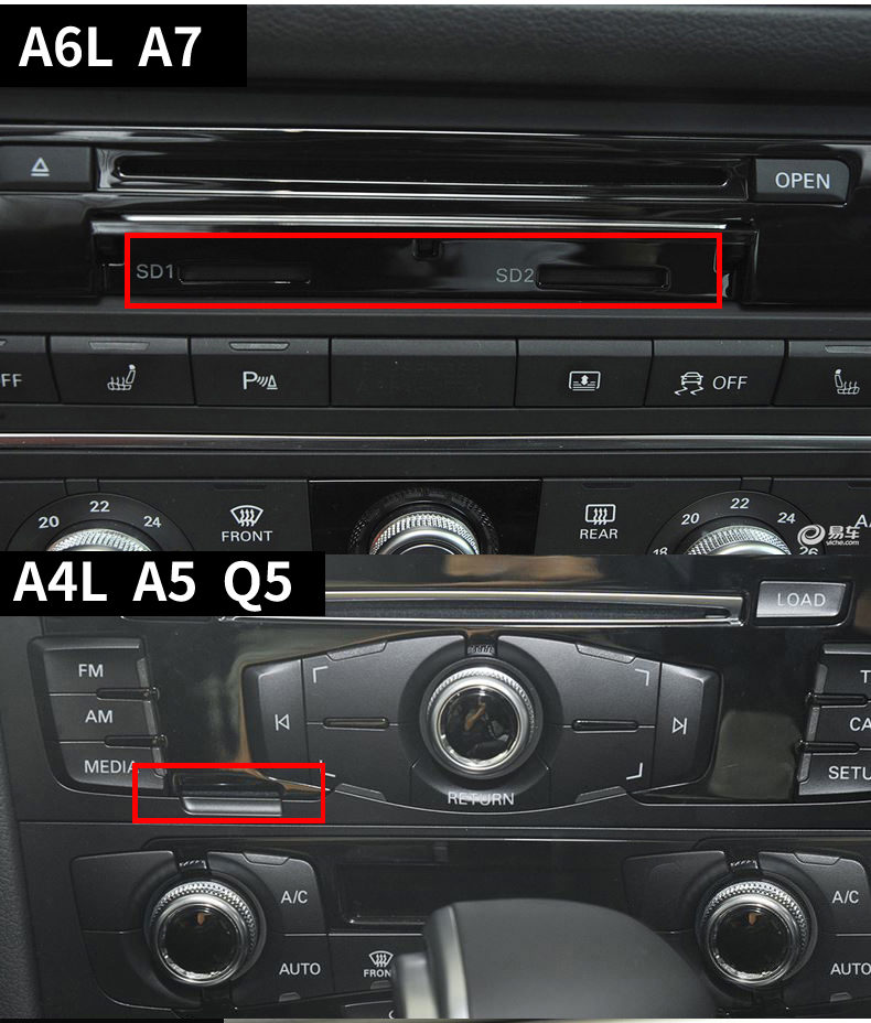 晨臻适用奥迪车载sd卡大卡带音乐无损音质a3a4la6lq3q5q7汽车抖音歌曲