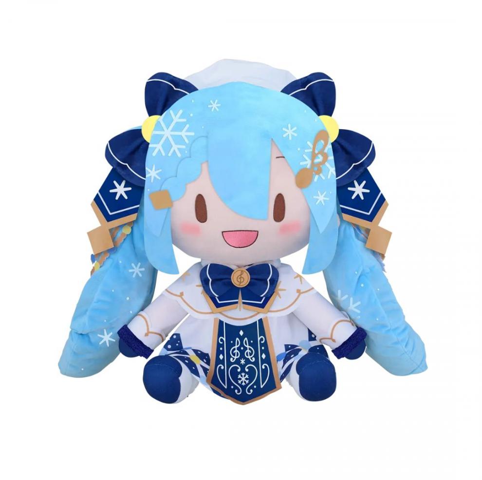 世嘉sega雪初音fufu布偶玩偶毛绒公仔抱枕娃娃周边礼物樱花挂件a初音