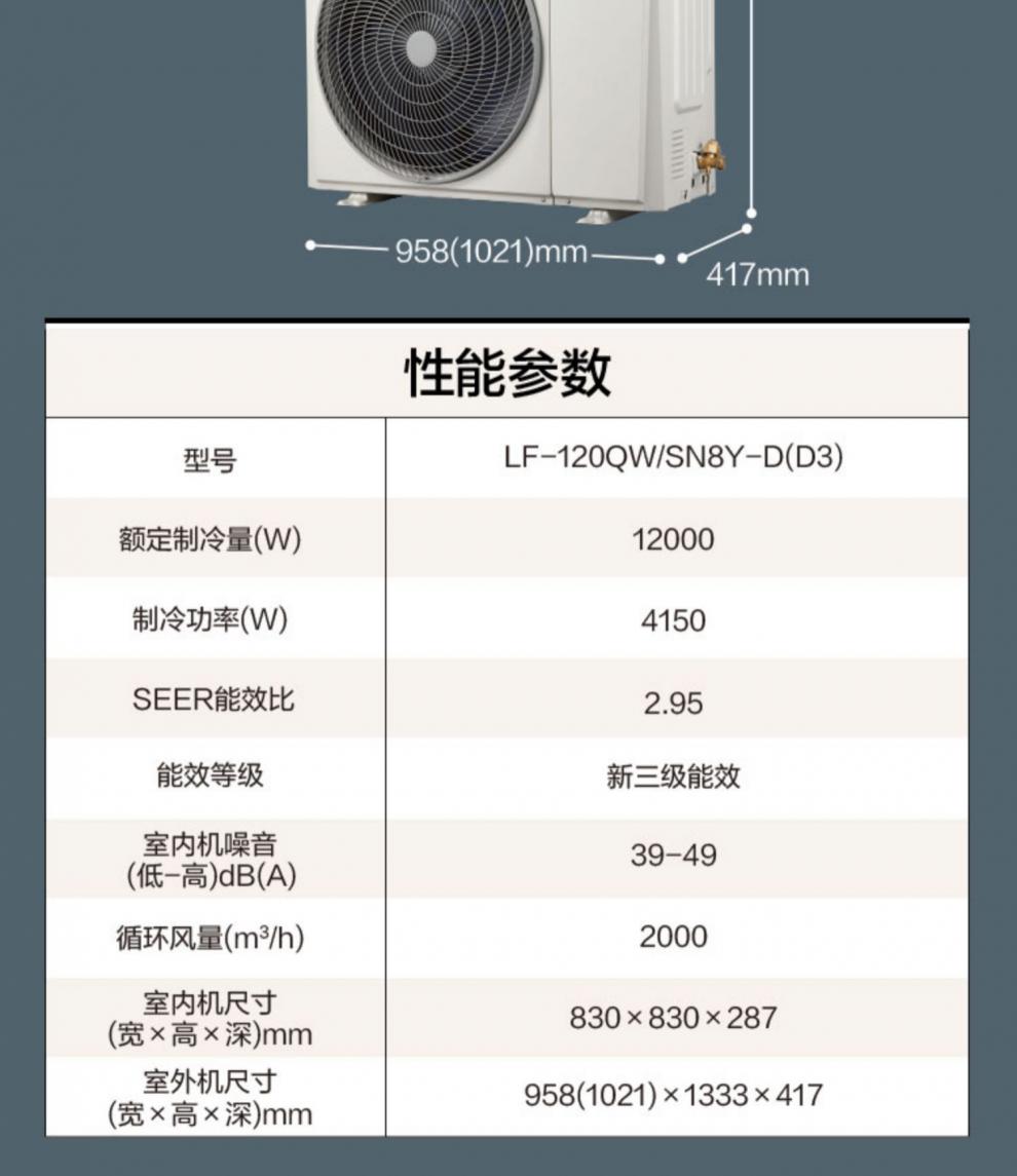 美的(midea)天花机吸顶空调嵌入式大2/3/5p匹中央空调